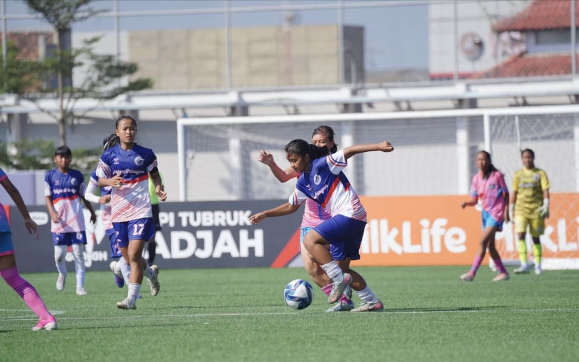 Hasil Pembuka HYDROPLUS Soccer League U-15: Mojang Priangan Bungkam Putri Tangsel City