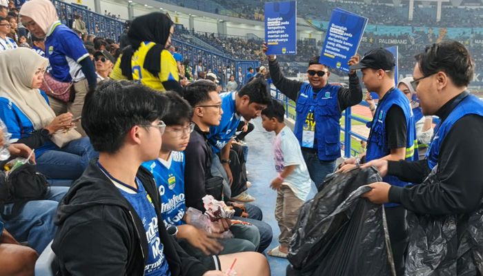 Persib dan Bobotoh Torehkan Prestasi Baru, 65 Ton Sampah Berhasil Dikelola Selama Semusim