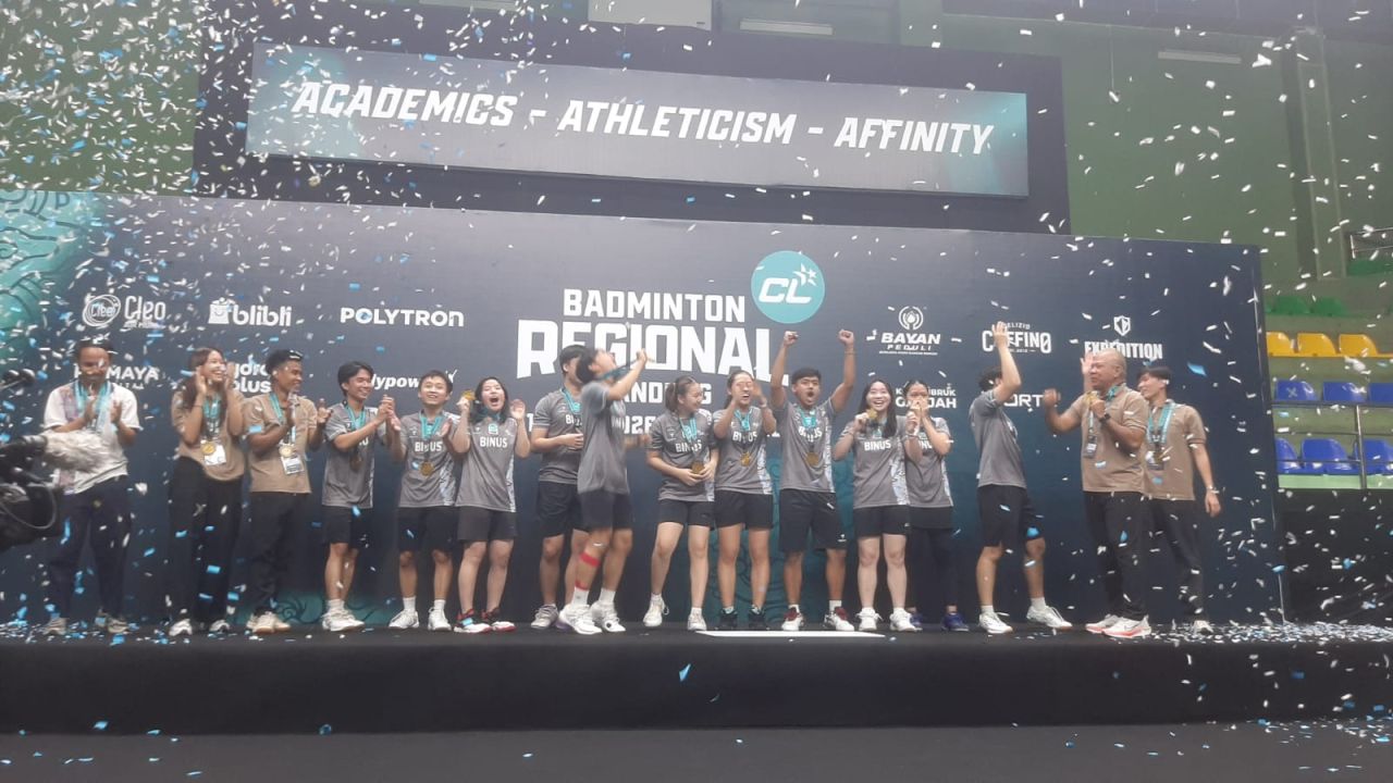 Juara Campus League Badminton Regional Bandung, BINUS Langsung Tatap  The Nationals