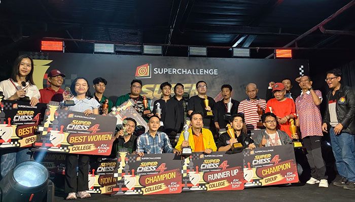 Diikuti 520 Pecatur dari 18 Provinsi, Super Chess Bandung Catat Lonjakan Peserta